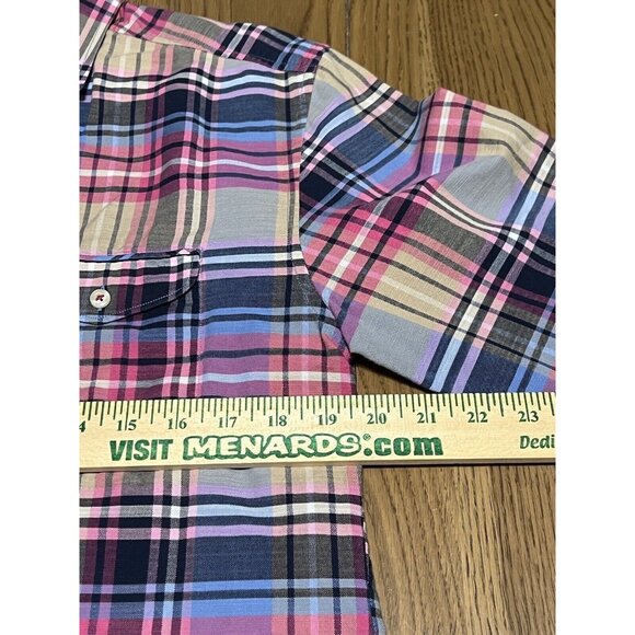Tommy Bahama Pink Striped Long Sleeve Button-Up Shirt Size Medium Preppy Modern - Picture 5 of 12